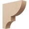 Ekena Millwork 5"W x 20"D x 20"H Thin Ridgewood Rough Cedar Woodgrain TimberThane Corbel, Primed Tan CORUR05X20X20RIDRCPR - alternate 1